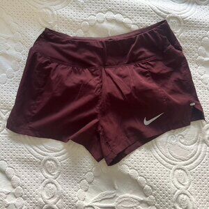 Nike Dri Fit - women’s shorts - burgundy